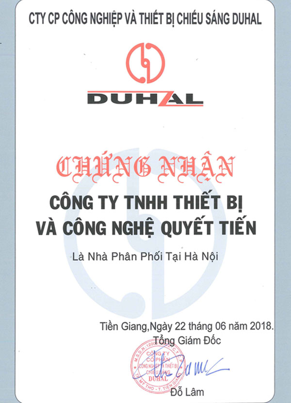 Nhà phân phối đèn led Duhal - Quyết Tiến