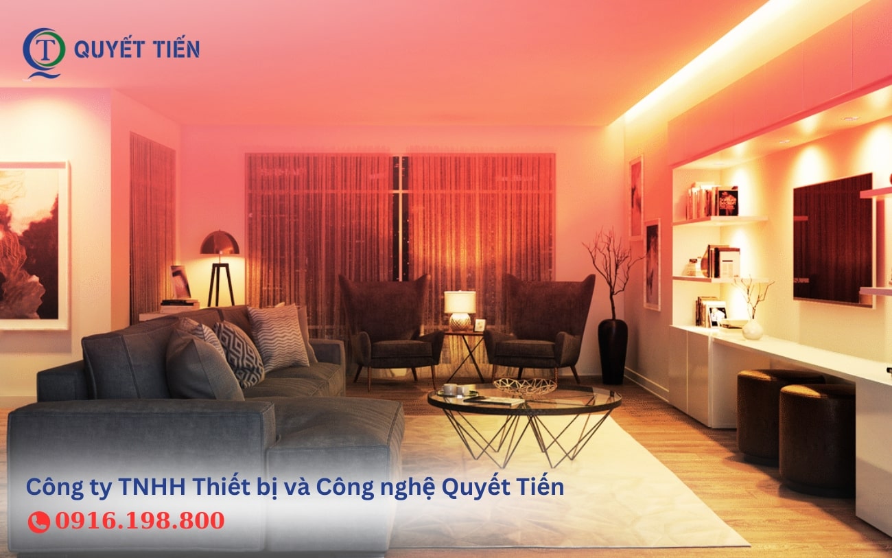 Đèn LED RGB trang trí phòng khách