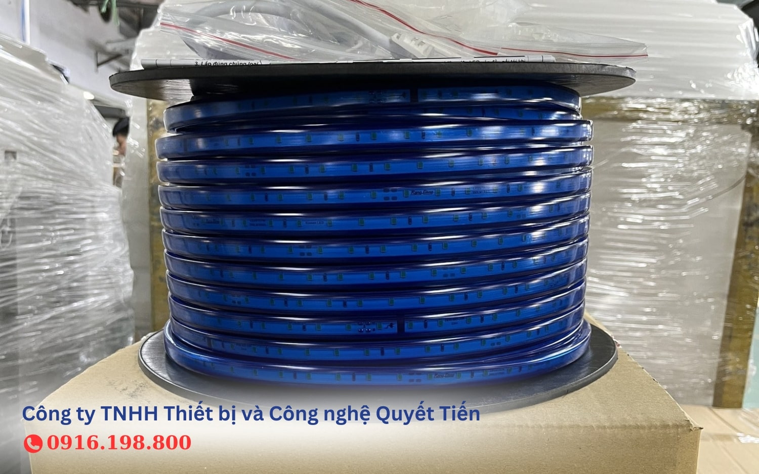 Đèn led dây xanh Rạng Đông