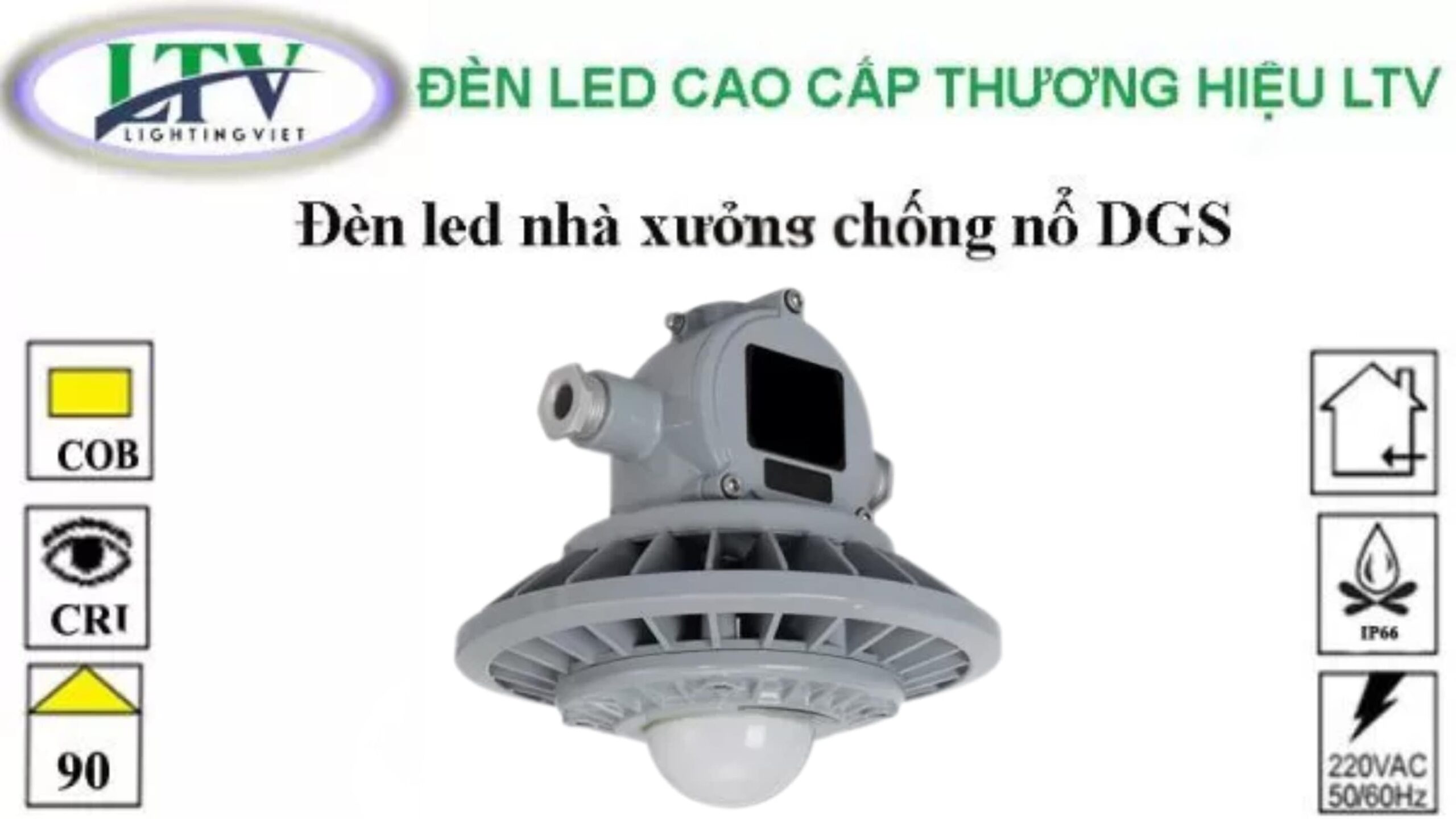 Đèn LED nhà xưởng chống nổ DGS