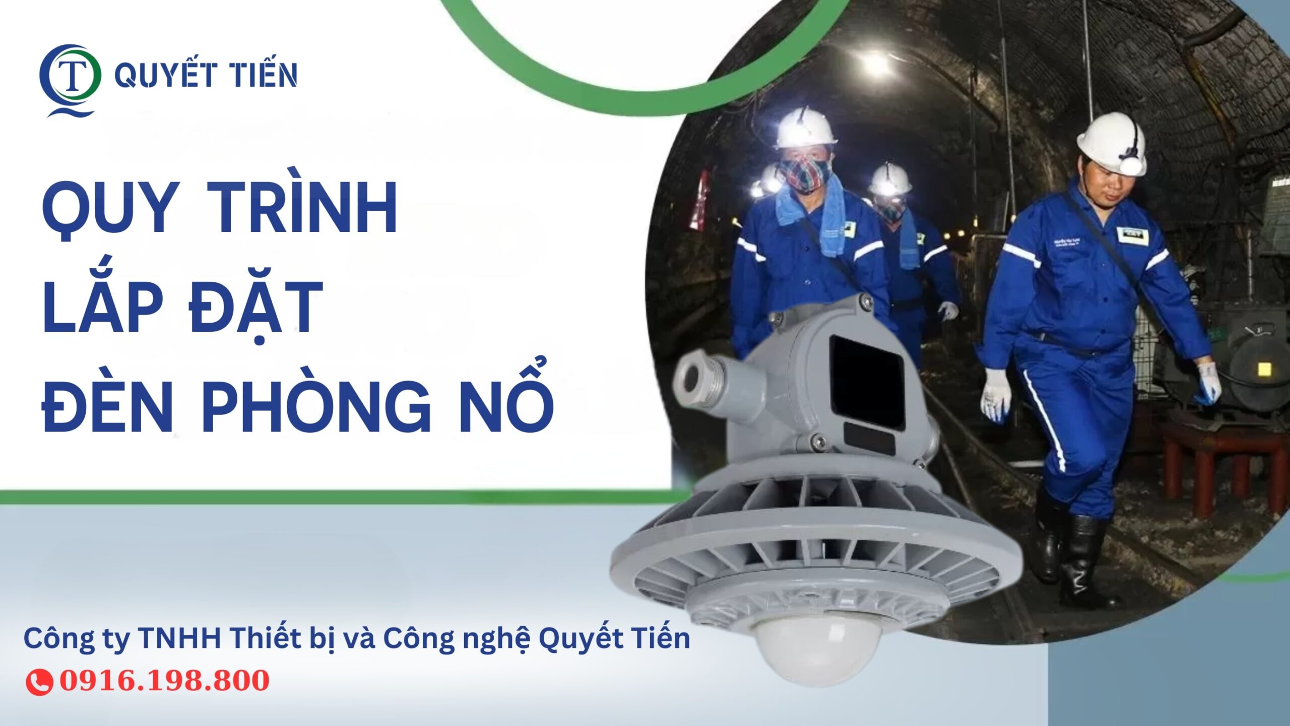 Quy trình lắp đèn phòng nổ