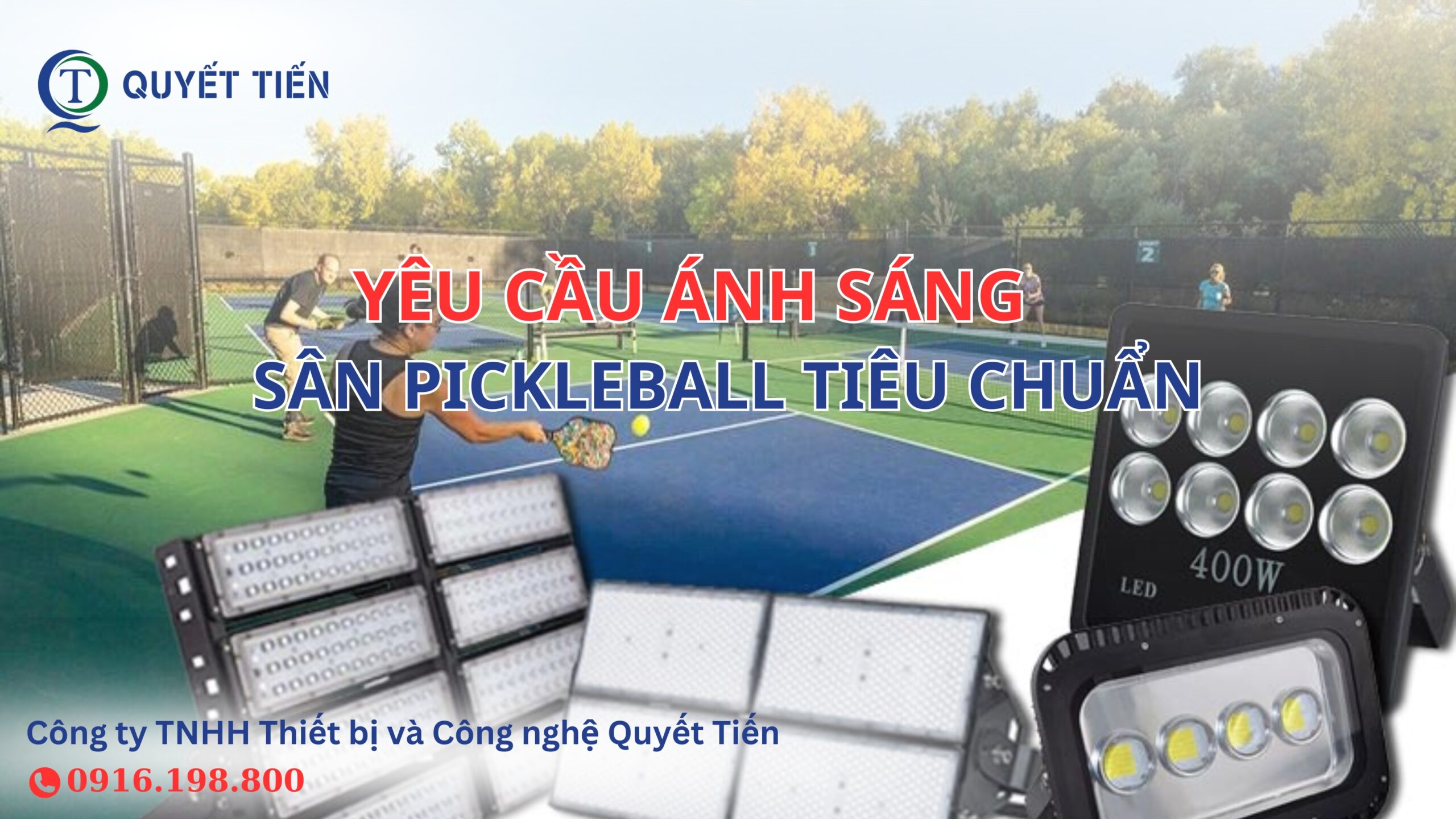 Cách tính toán số lượng đèn lắp cho sân thể thao