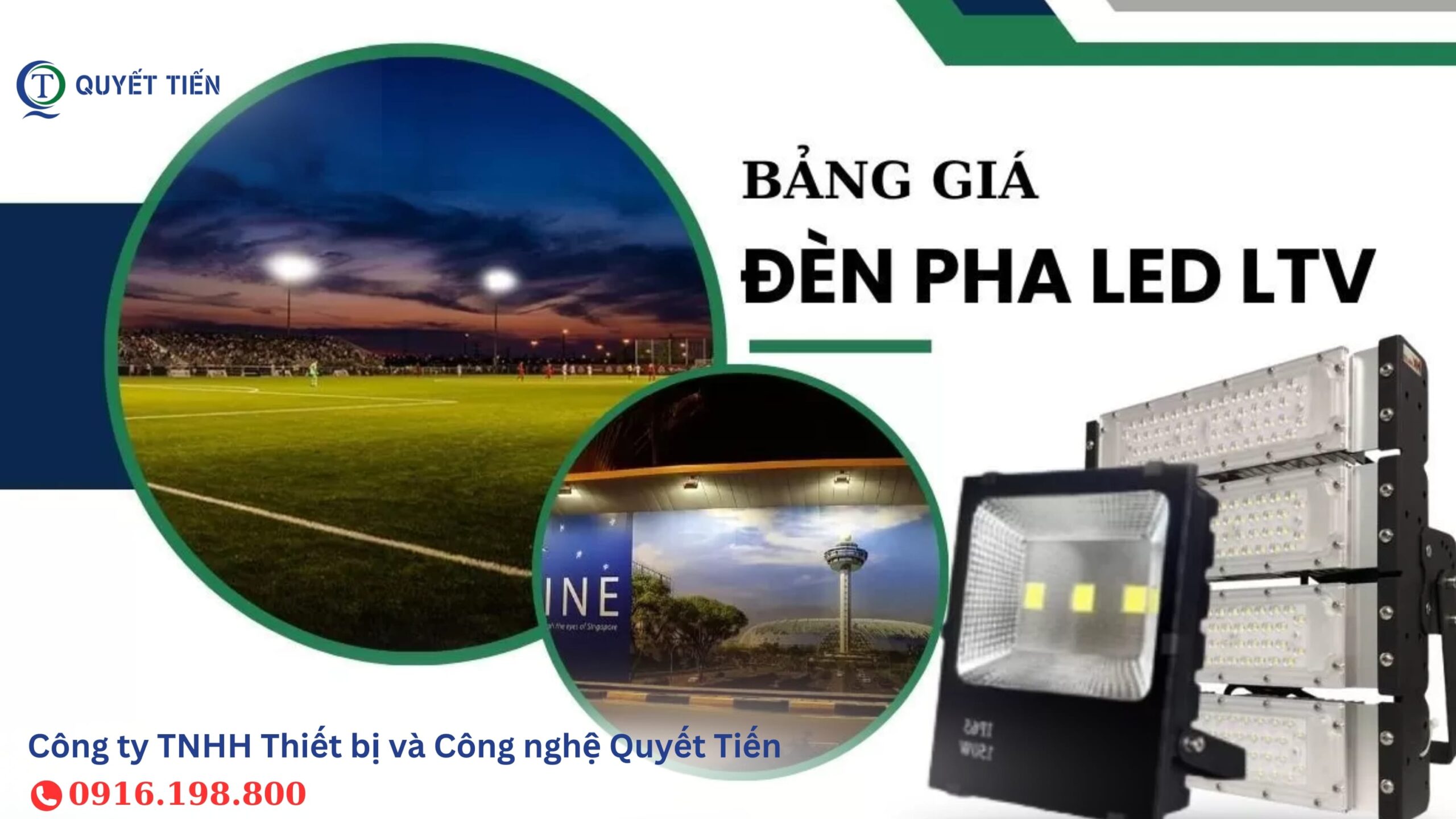 Bảng giá các mẫu đèn pha Led LTV