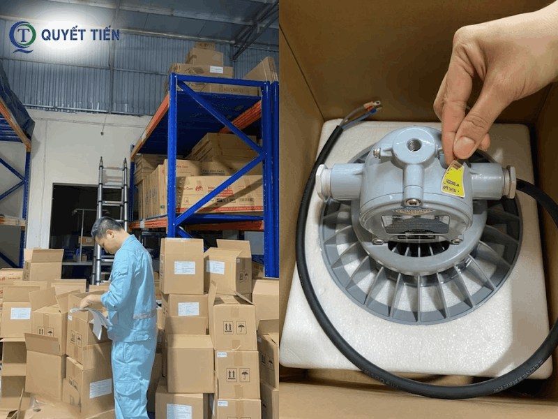 Kiểm định lô đèn chống cháy nổ LTV cho dự án