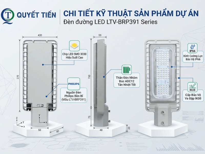 Đèn đường LED BRP391