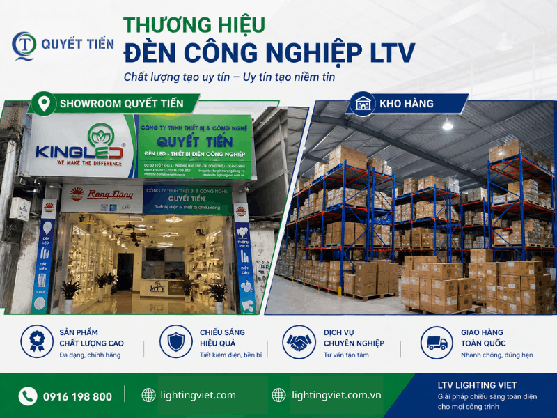 Thương hiệu đèn công nghiệp LTV