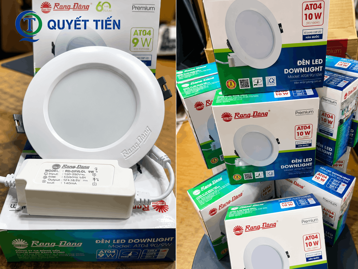 Đèn LED âm trần AT04