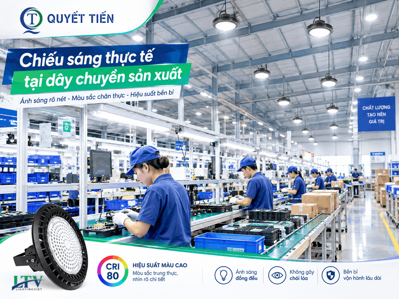 Đèn LED Highbay CRI 80